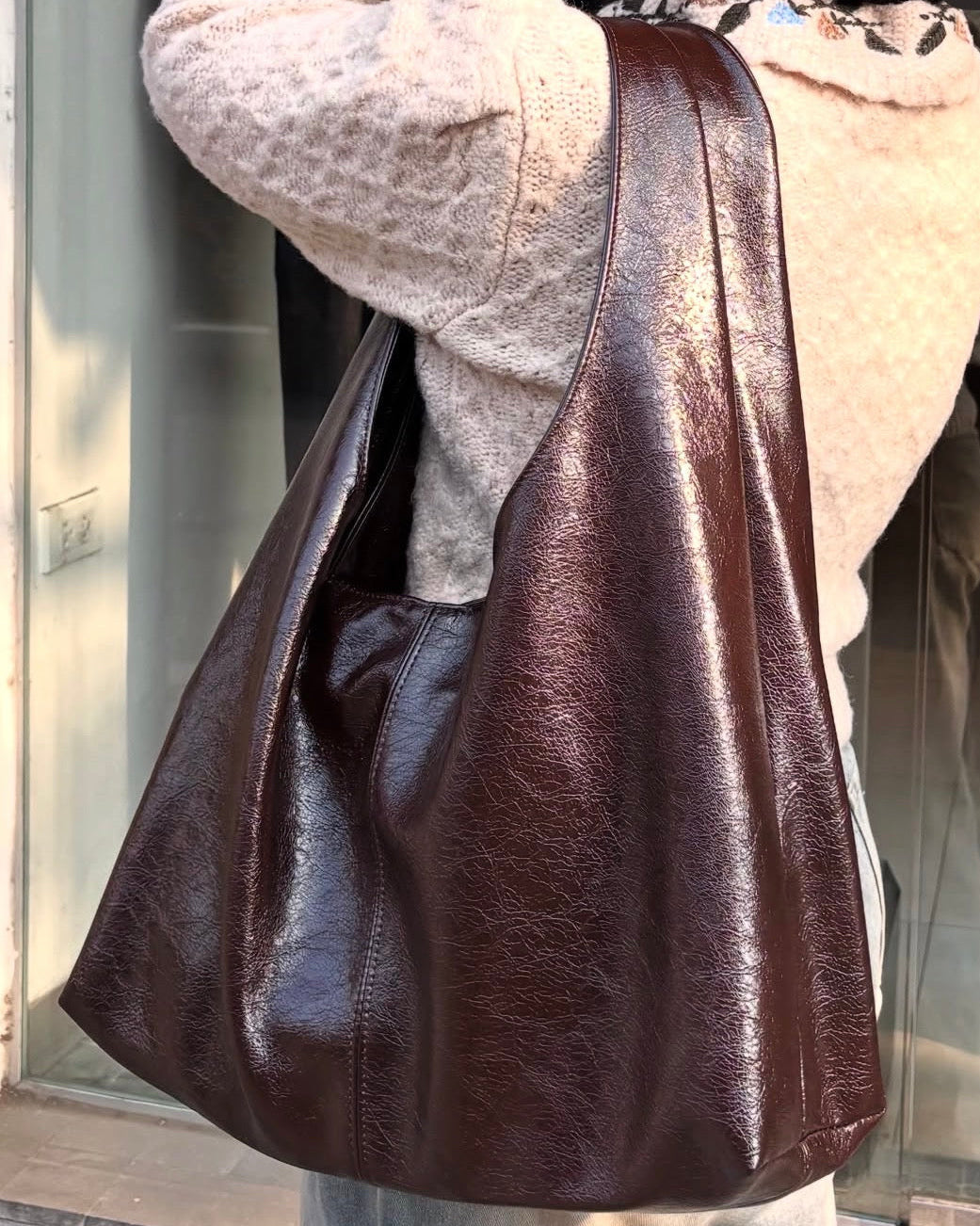 Bag- Slouchy Marrón