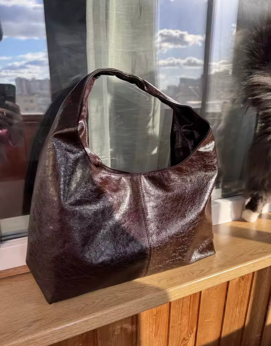 Bag- Slouchy Marrón
